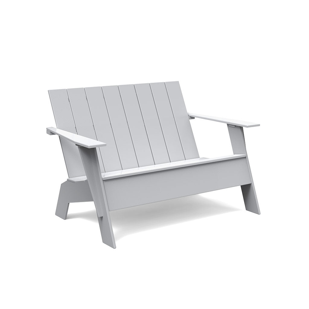 studio tall adirondack bench in driftwood