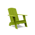 studio curved adirondack bench in leaf green