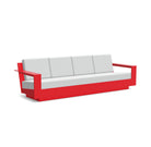 studio shot of nisswa 96 in apple red with silver cushion