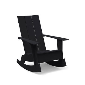3 Slat Rocking Adirondack Chair