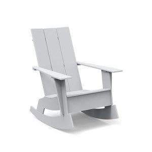 3 Slat Rocking Adirondack Chair
