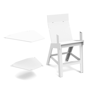 Lollygagger Hi-Rise Armless Chair With Bridge 40