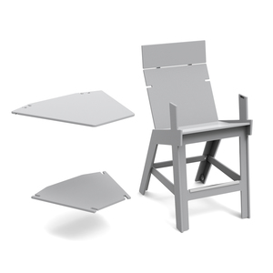 Lollygagger Hi-Rise Armless Chair With Bridge 40