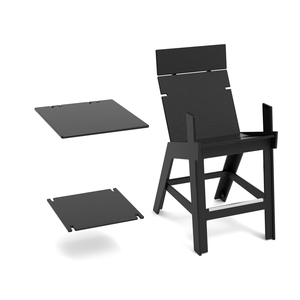 Lollygagger Hi-Rise Armless Chair With Bridge 