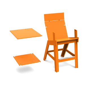 Lollygagger Hi-Rise Armless Chair With Bridge 